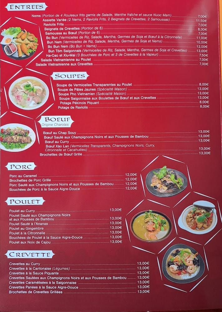 Restaurant Saigon - Menu Image 2